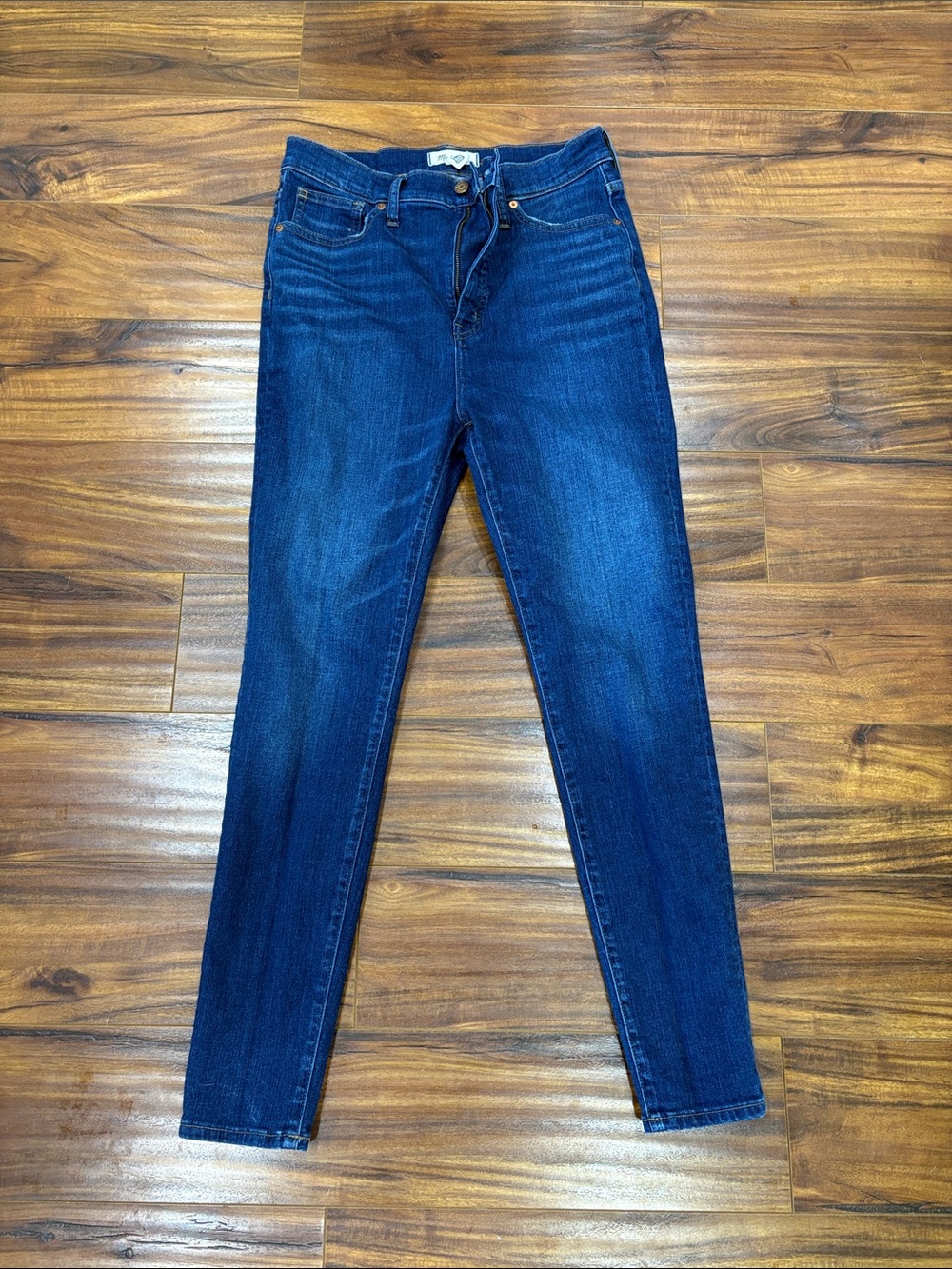 Madewell Deep Blue Skinny Jeans